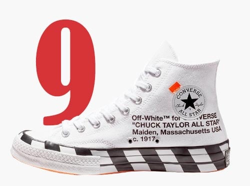 Converse x Off-White Chuck 70 hi-top sneakers