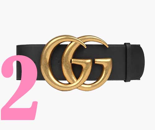 Gucci logo belt