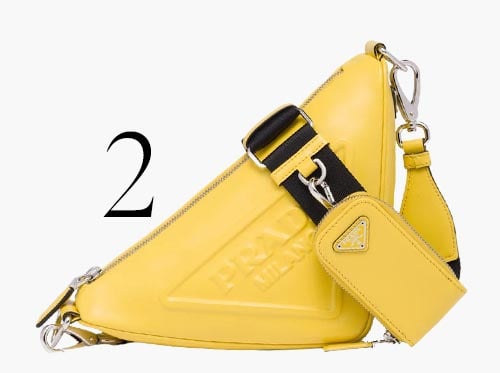 Photo: Prada Triangle shoulder bag