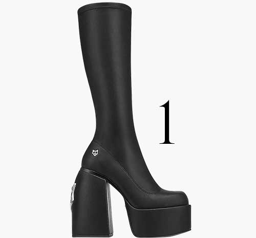 Photo: Naked Wolfe knee-thigh heeled boots