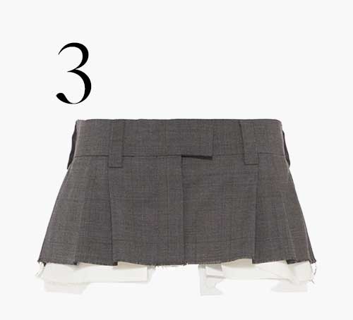 Photo: Miu Miu miniskirt