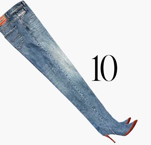 Photo: Diesel 1956 straight jeans with boots