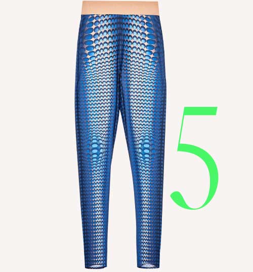 Photo: Marine Serre Fuseaux Moonfish leggings