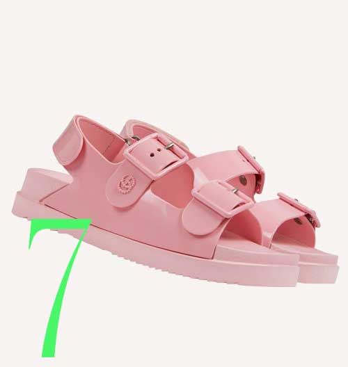 Photo: Gucci rubber sandals