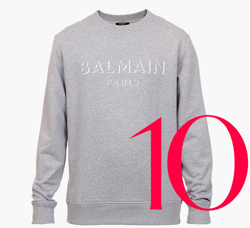 Photo: Balmain 3D effect logo sweatshirt