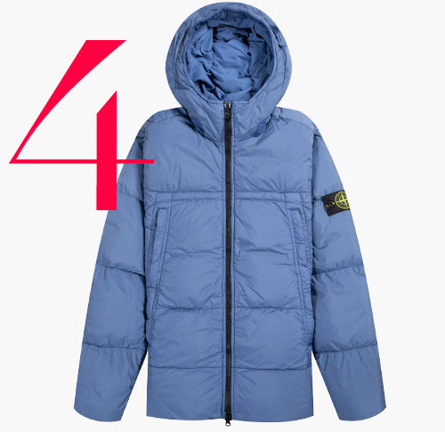 Photo: Stone Island Crinkle Reps NY down jacket