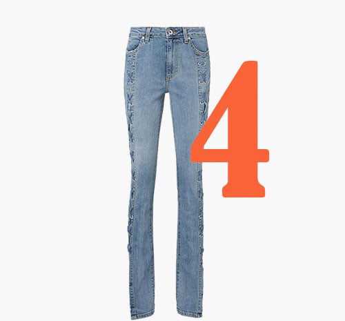 Jonathan Simkhai Lace-up Jeans