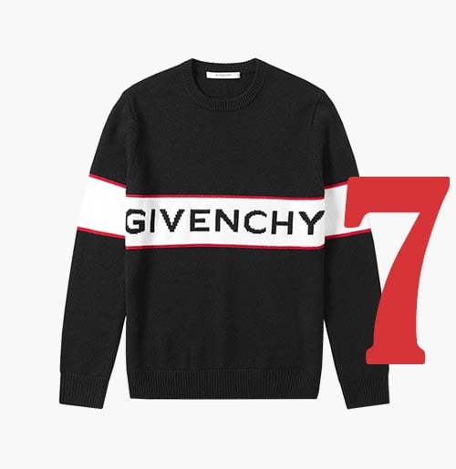 Jersey de lana con logo de Givenchy