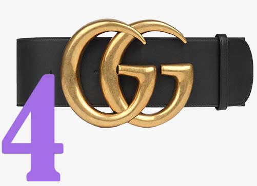 Cinturón con logo de Gucci